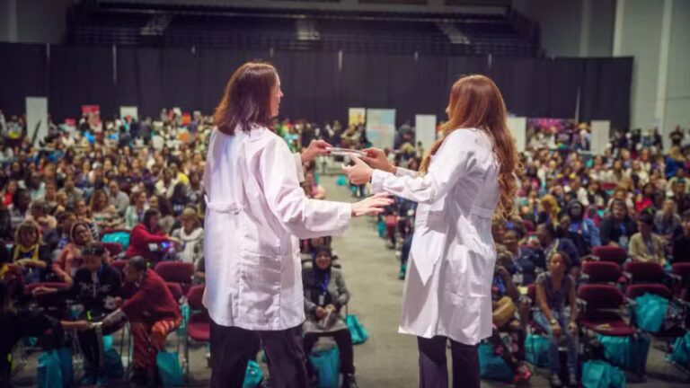 Dr. Debby Mitchell and Marnie Forestieri.